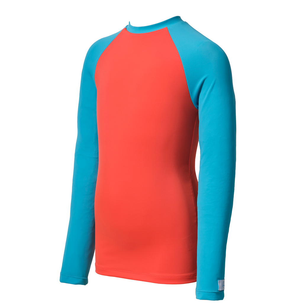 Zola Rashguard \ Orange & Blue