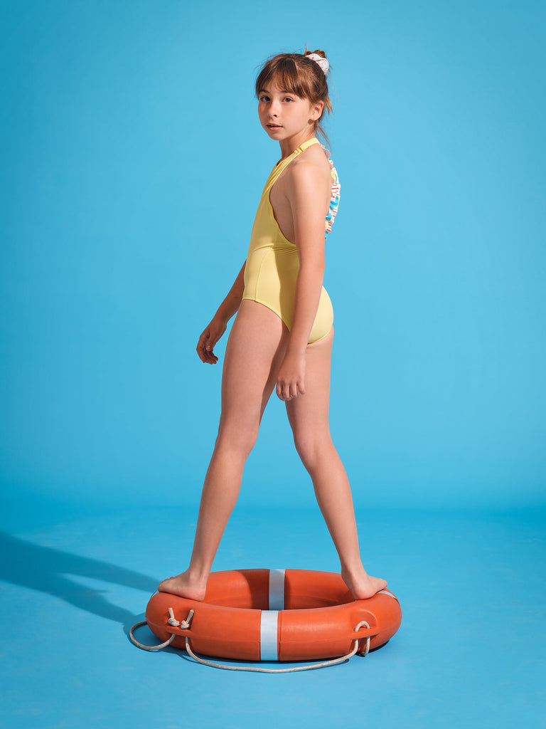 Purpur One Piece Swimwear \ Yellow