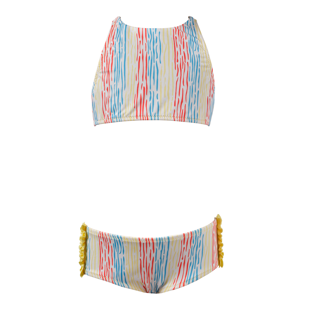 Purpur Bikini \ Stripy