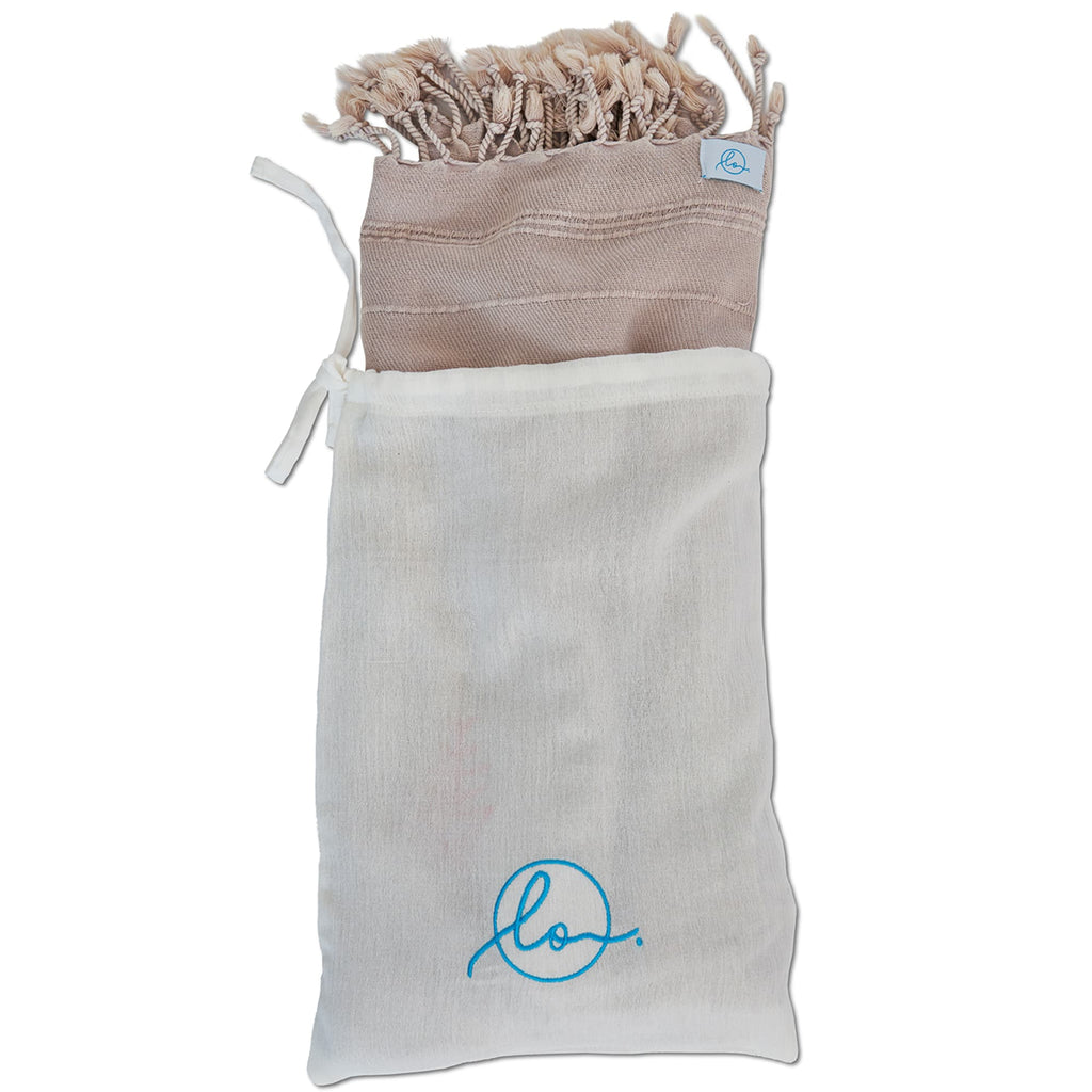 Swimmer Beach Towel / Beige