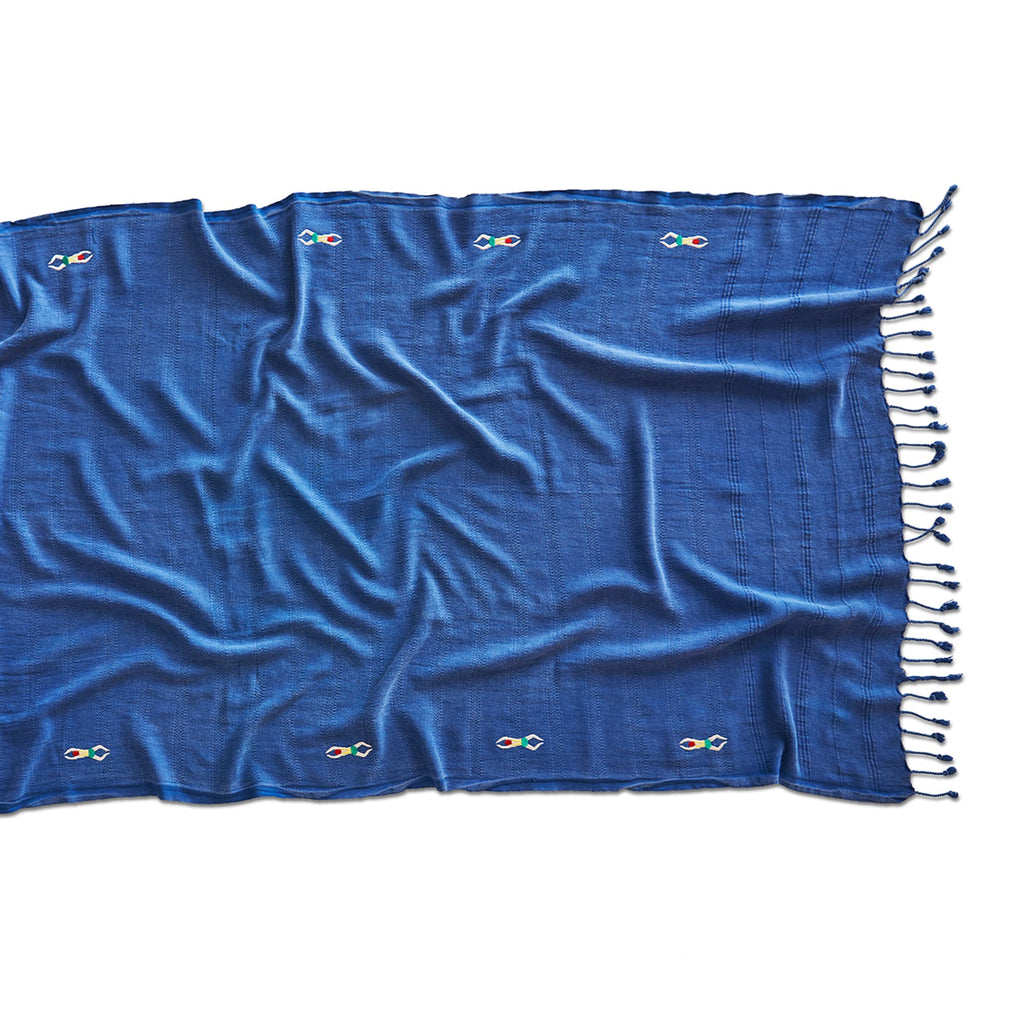 Swimmer Beach Towel / Blue